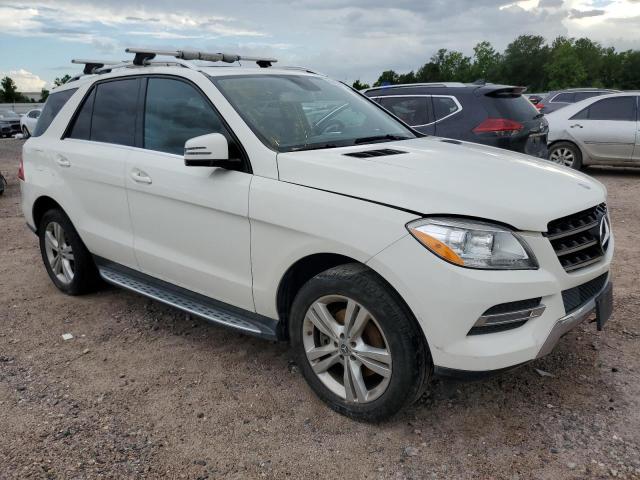 4JGDA5HB9DA145728 - 2013 MERCEDES-BENZ ML 350 4MATIC WHITE photo 4