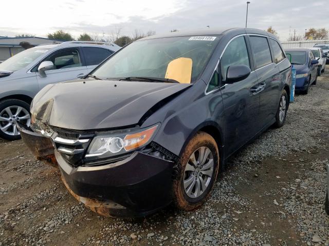 5FNRL5H34GB095166 - 2016 HONDA ODYSSEY SE  photo 2