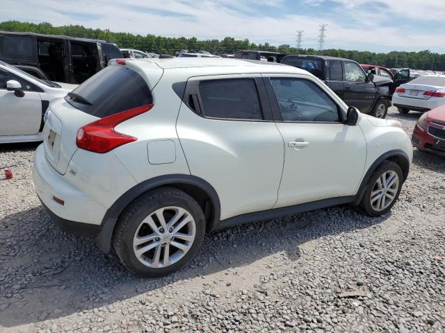 JN8AF5MR7BT011902 - 2011 NISSAN JUKE S WHITE photo 3