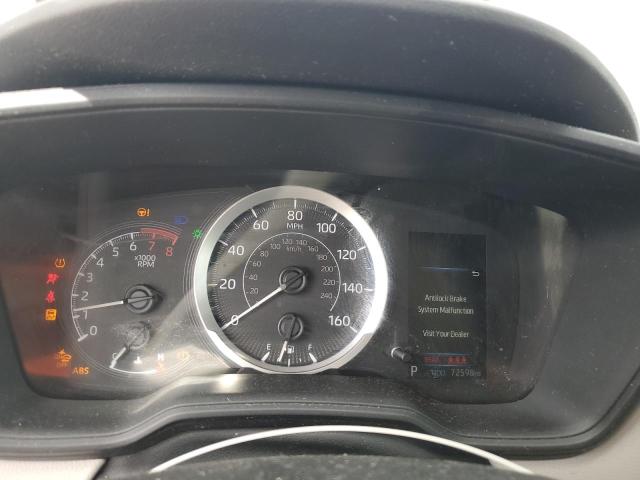 5YFEPRAE6LP131606 - 2020 TOYOTA COROLLA LE ნაცრისფერი ფოტო 9