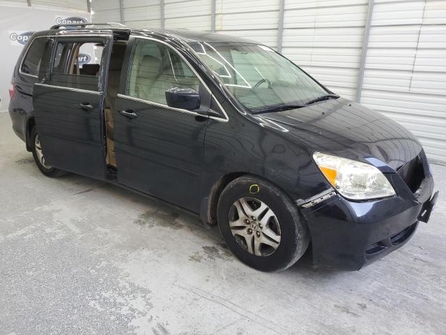 5FNRL38786B443539 - 2006 HONDA ODYSSEY EXL BLACK photo 4