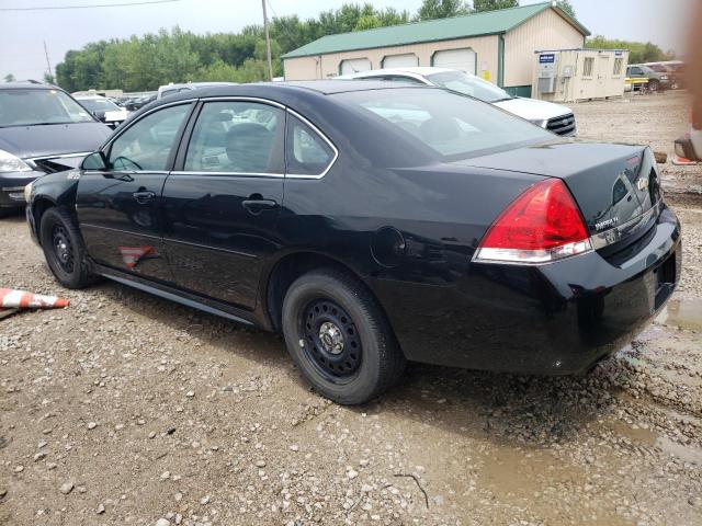 2G1WD5EM0B1299593 - 2011 CHEVROLET IMPALA POLICE BLACK photo 2