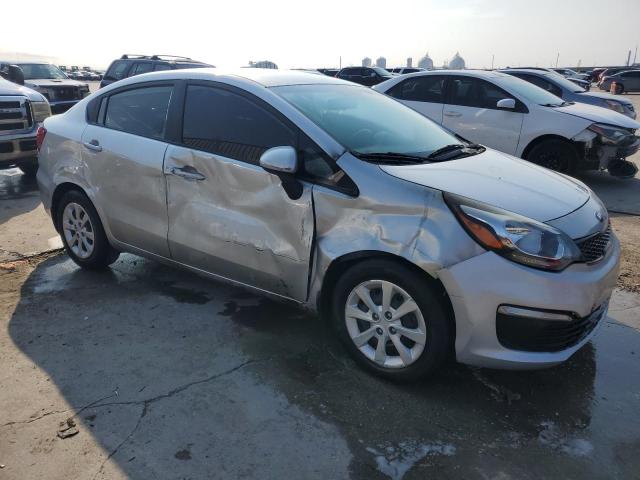 KNADM4A32H6071552 - 2017 KIA RIO LX SILVER photo 4