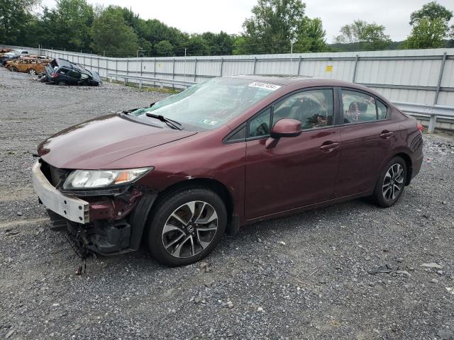 19XFB2F9XDE047779 - 2013 HONDA CIVIC EXL 红色 照片 1