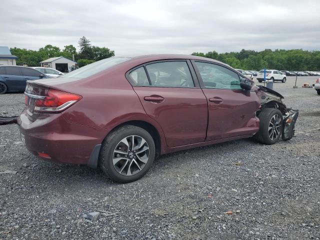 19XFB2F9XDE047779 - 2013 HONDA CIVIC EXL 红色 照片 3