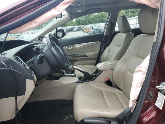 19XFB2F9XDE047779 - 2013 HONDA CIVIC EXL 红色 照片 7