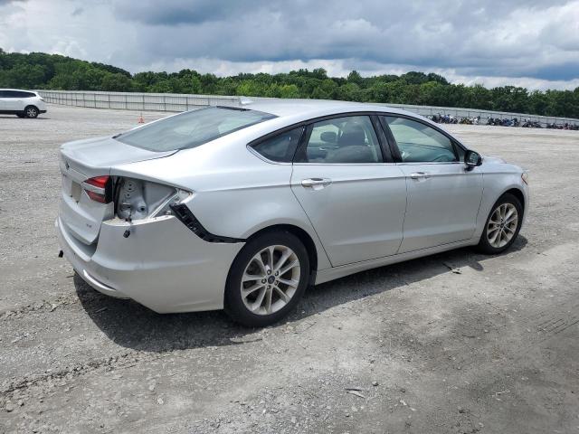 3FA6P0H76KR202809 - 2019 FORD FUSION SE ვერცხლისფერი ფოტო 3