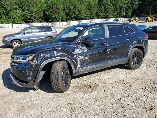 1V2WC2CA8NC208889 - 2022 VOLKSWAGEN ATLAS CROS SE Noir photo 1