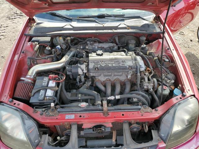 JHMBB6148YC004653 - 2000 HONDA PRELUDE RED photo 11