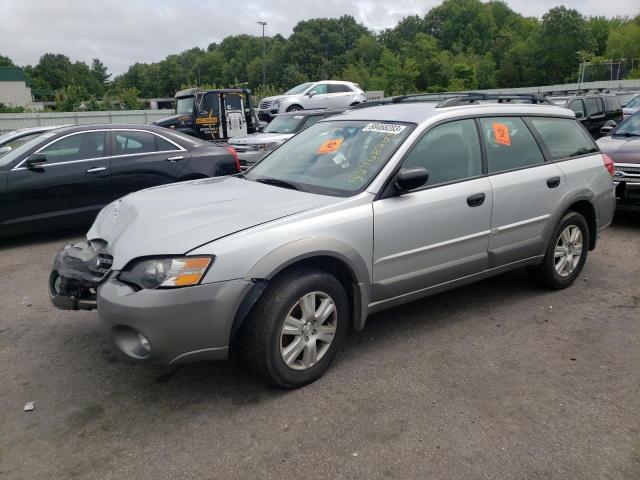 4S4BP61C957393586 - 2005 SUBARU LEGACY OUTBACK 2.5I SILVER photo 1