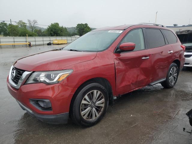 5N1DR2MN6HC615585 - 2017 NISSAN PATHFINDER S RED photo 1