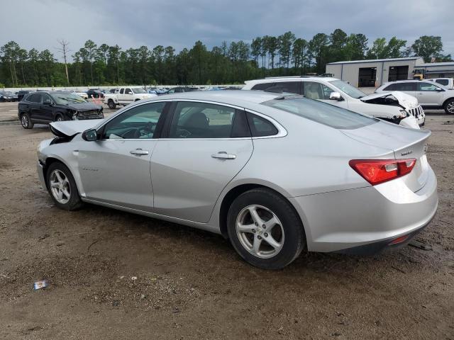 1G1ZC5STXHF106749 - 2017 CHEVROLET MALIBU LS 银色 照片 2