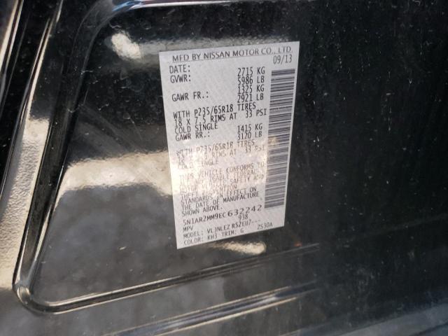 5N1AR2MM9EC632242 - 2014 NISSAN PATHFINDER S BLACK photo 13