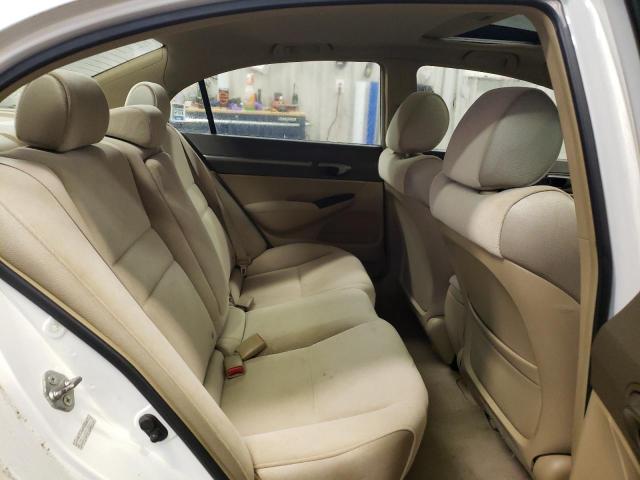 2HGFA16857H301915 - 2007 HONDA CIVIC EX თეთრი ფოტო 10