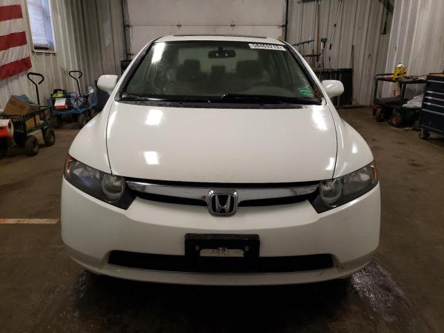 2HGFA16857H301915 - 2007 HONDA CIVIC EX თეთრი ფოტო 5