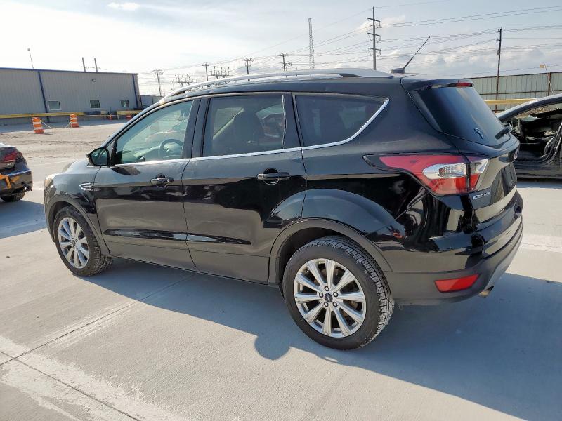 1FMCU0JD1HUB87381 - 2017 FORD ESCAPE TITANIUM BLACK photo 2