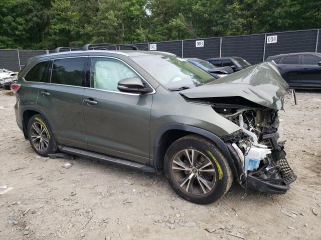 5TDJKRFH6GS233873 - 2016 TOYOTA HIGHLANDER XLE Yaşıl foto 4
