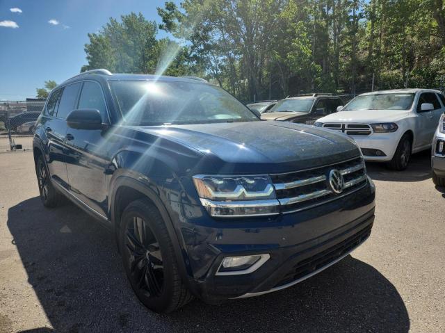 1V2NR2CA2JC557633 - 2018 VOLKSWAGEN ATLAS SEL PREMIUM BLUE photo 1