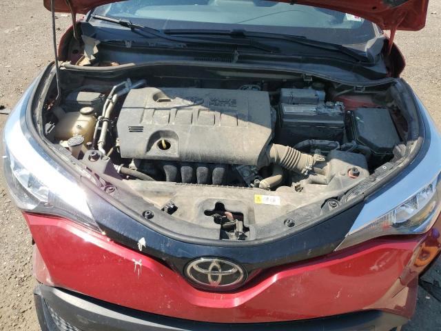 JTNKHMBX4M1125355 - 2021 TOYOTA C-HR XLE RED photo 11