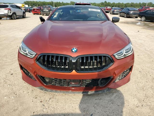 WBABC4C01MCF34177 - 2021 BMW M850XI ORANGE photo 5