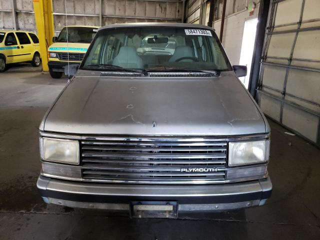 2P4FH25K1LR618488 - 1990 PLYMOUTH VOYAGER BLUE photo 5