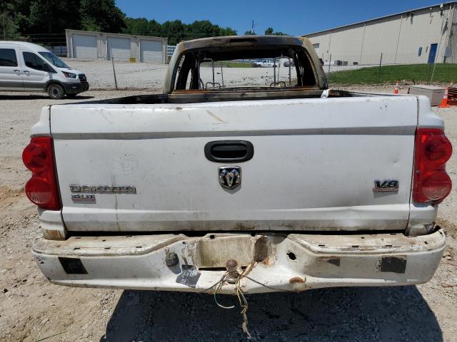 1D7HE42N55S103680 - 2005 DODGE DAKOTA SLT WHITE photo 6