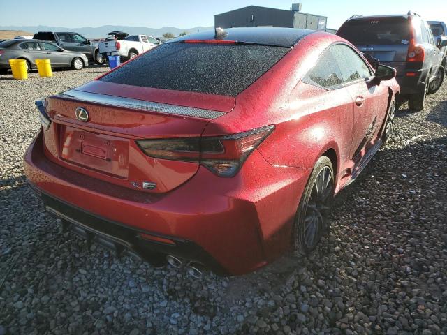 JTHJP5BC8L5007966 - 2020 LEXUS RC-F RED photo 4