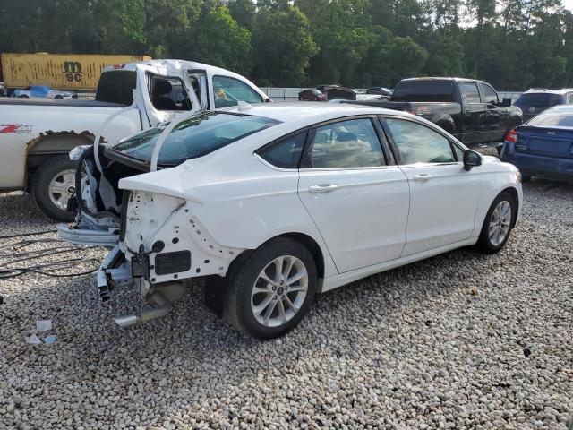 3FA6P0HD4LR168294 - 2020 FORD FUSION SE WHITE photo 3