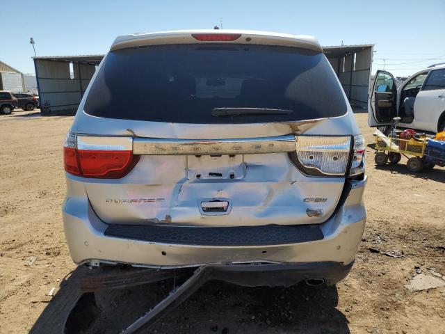 1C4RDJDG2CC117090 - 2012 DODGE DURANGO CREW SILVER photo 6