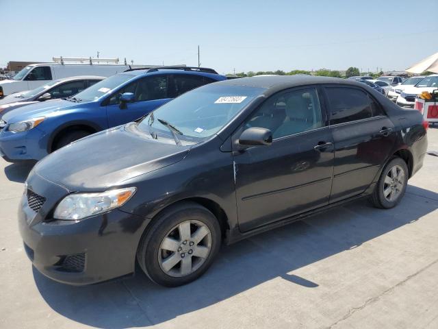 1NXBU4EE2AZ377797 - 2010 TOYOTA COROLLA BASE BLACK photo 1