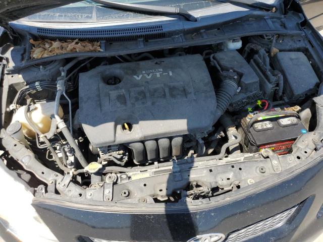 1NXBU4EE2AZ377797 - 2010 TOYOTA COROLLA BASE BLACK photo 11