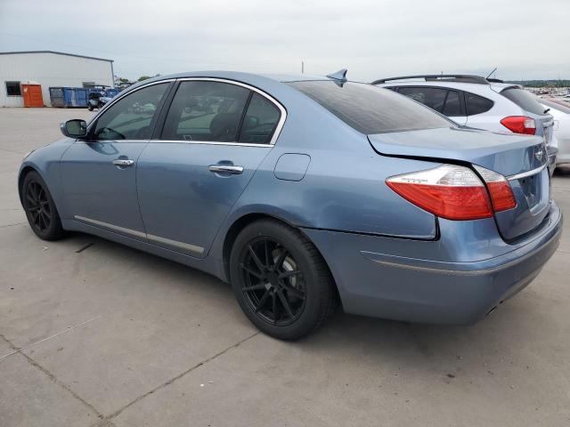 KMHGC4DF4BU114666 - 2011 HYUNDAI GENESIS 4.6L BLUE photo 2