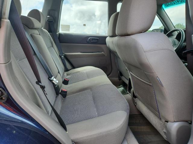 JF1SG63606G719570 - 2006 SUBARU FORESTER 2.5X BLUE photo 10