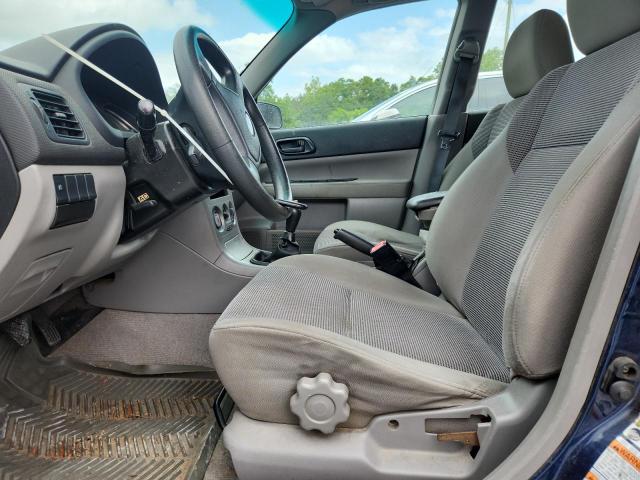 JF1SG63606G719570 - 2006 SUBARU FORESTER 2.5X BLUE photo 7