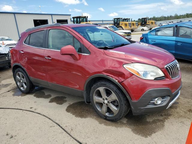 KL4CJCSB9DB098153 - 2013 BUICK ENCORE BURGUNDY photo 4