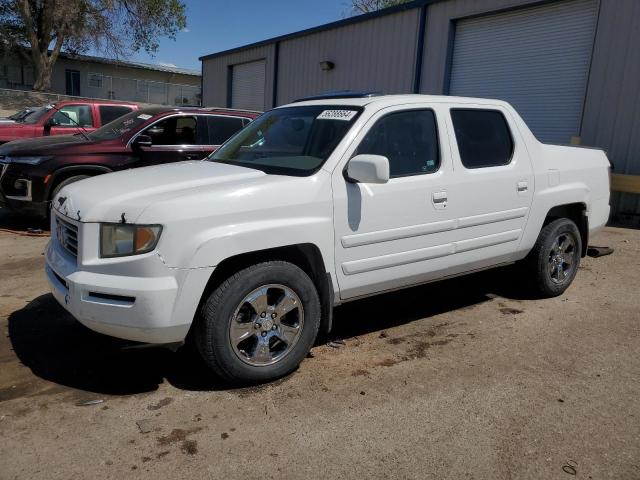 2HJYK16556H572431 - 2006 HONDA RIDGELINE RTL WHITE photo 1