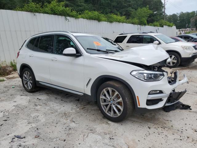 5UXTR9C51KLP96417 - 2019 BMW X3 XDRIVE30I WHITE photo 4