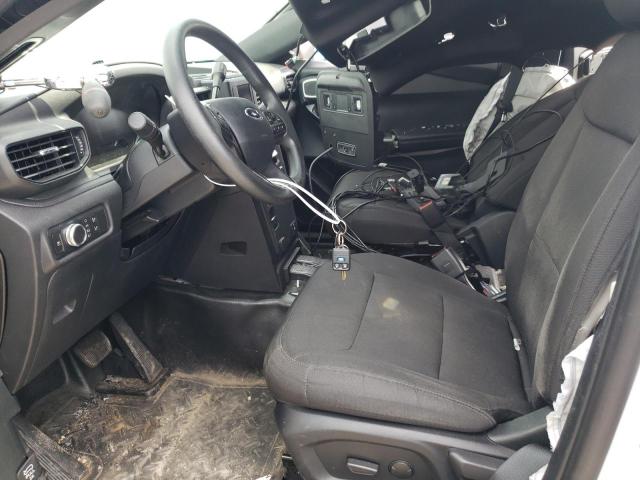 1FM5K8AB6MGA07672 - 2021 FORD EXPLORER POLICE INTERCEPTOR WHITE photo 7