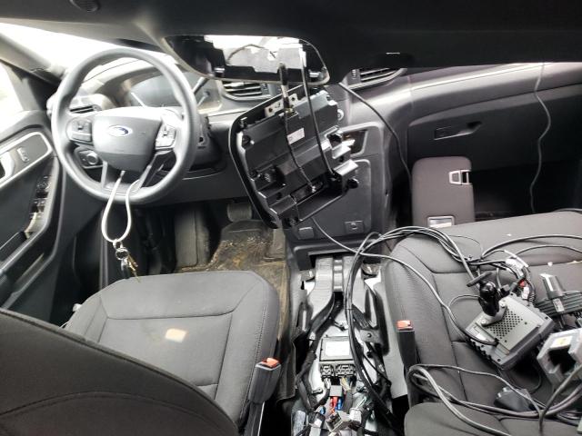 1FM5K8AB6MGA07672 - 2021 FORD EXPLORER POLICE INTERCEPTOR WHITE photo 8