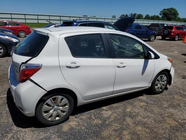 JTDKTUD36DD553861 - 2013 TOYOTA YARIS WHITE photo 3