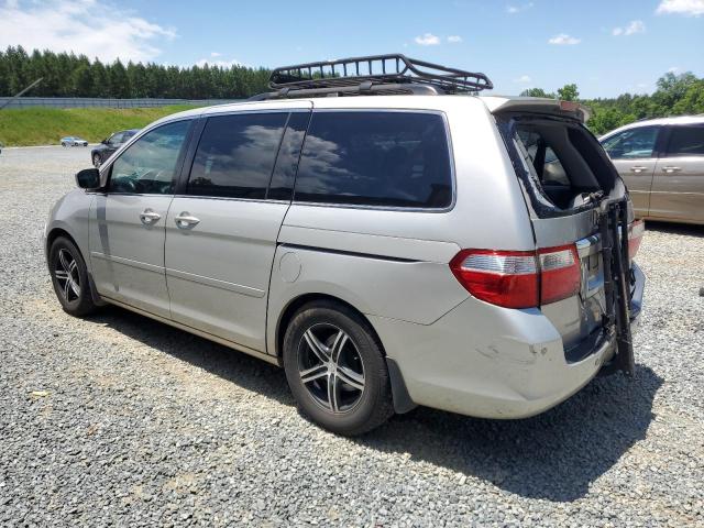 5FNRL38845B069048 - 2005 HONDA ODYSSEY TOURING GRAY photo 2