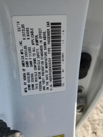 1HGCR3F82EA028354 - 2014 HONDA ACCORD EXL WHITE photo 12