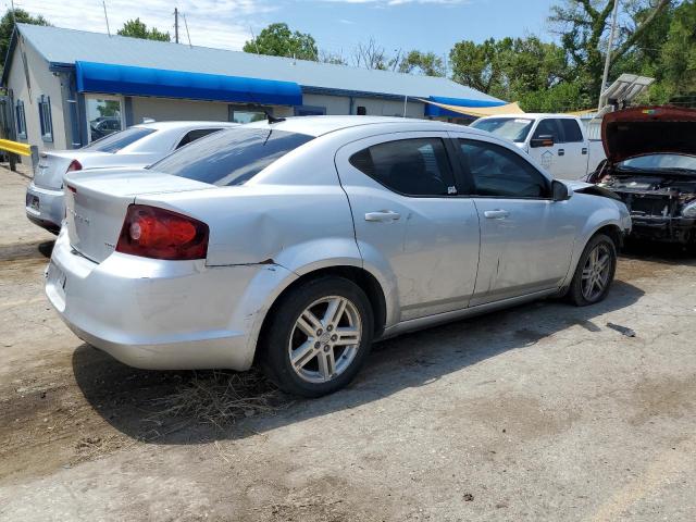 1C3CDZCB4CN237234 - 2012 DODGE AVENGER SXT SILVER photo 3