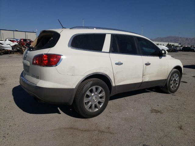 5GAKRBED3BJ412594 - 2011 BUICK ENCLAVE CXL WHITE photo 3
