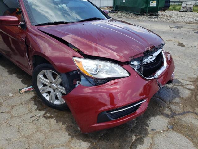 1C3BCBEB5EN132224 - 2014 CHRYSLER 200 TOURING MAROON photo 12