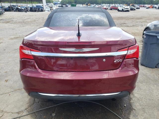 1C3BCBEB5EN132224 - 2014 CHRYSLER 200 TOURING MAROON photo 6