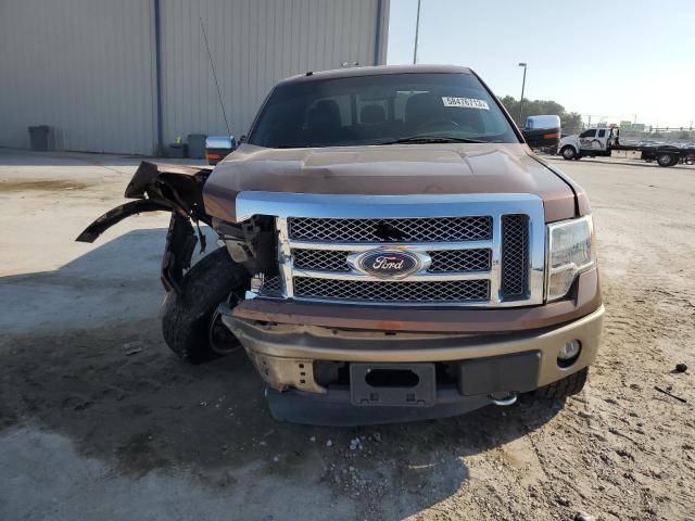 1FTFW1EF8BFB39496 - 2011 FORD F150 SUPERCREW BROWN photo 5