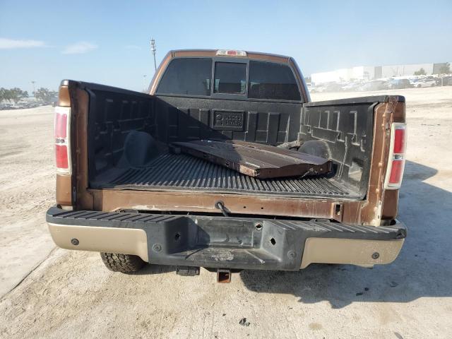 1FTFW1EF8BFB39496 - 2011 FORD F150 SUPERCREW BROWN photo 6