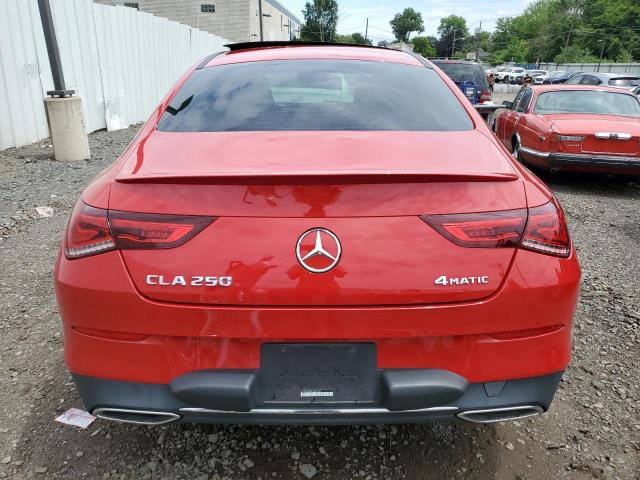 W1K5J4HB0LN086729 - 2020 MERCEDES-BENZ CLA 250 4MATIC RED photo 6