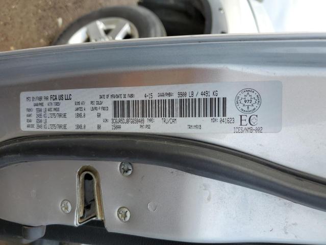 3C6UR5DJ8FG658409 - 2015 RAM 2500 SLT ვერცხლისფერი ფოტო 12